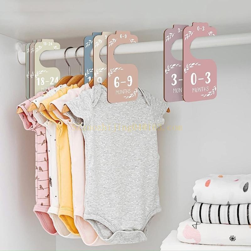 Baby Nursery Wardrobe - Set of 8 Baby Closet Wooden