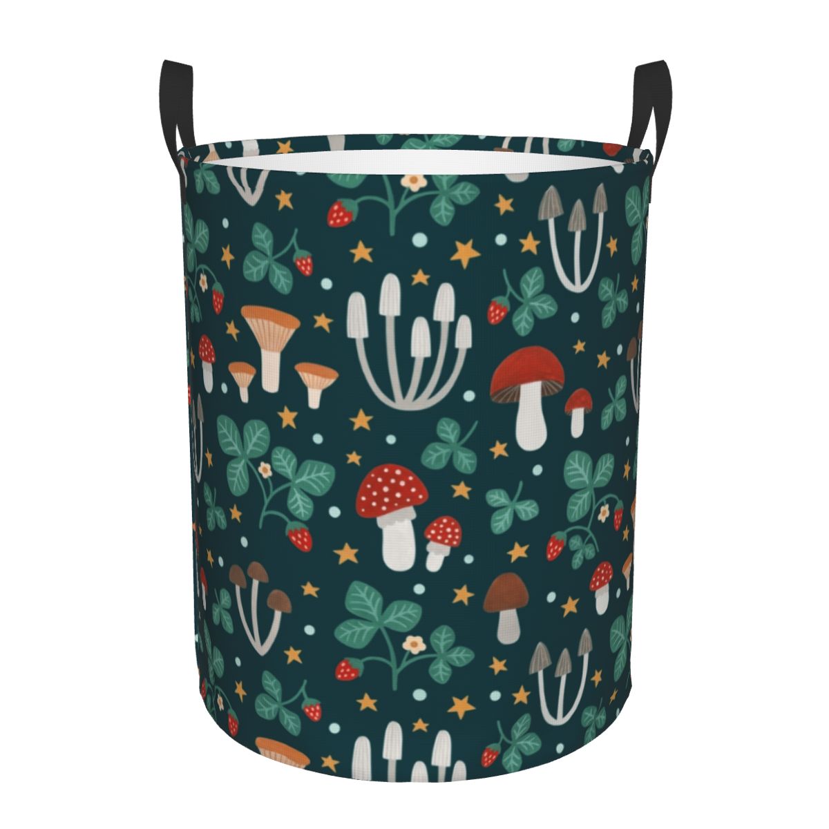Baby Nursery Storage - Magic Forest Laundry Basket Collapsible Psychedelic