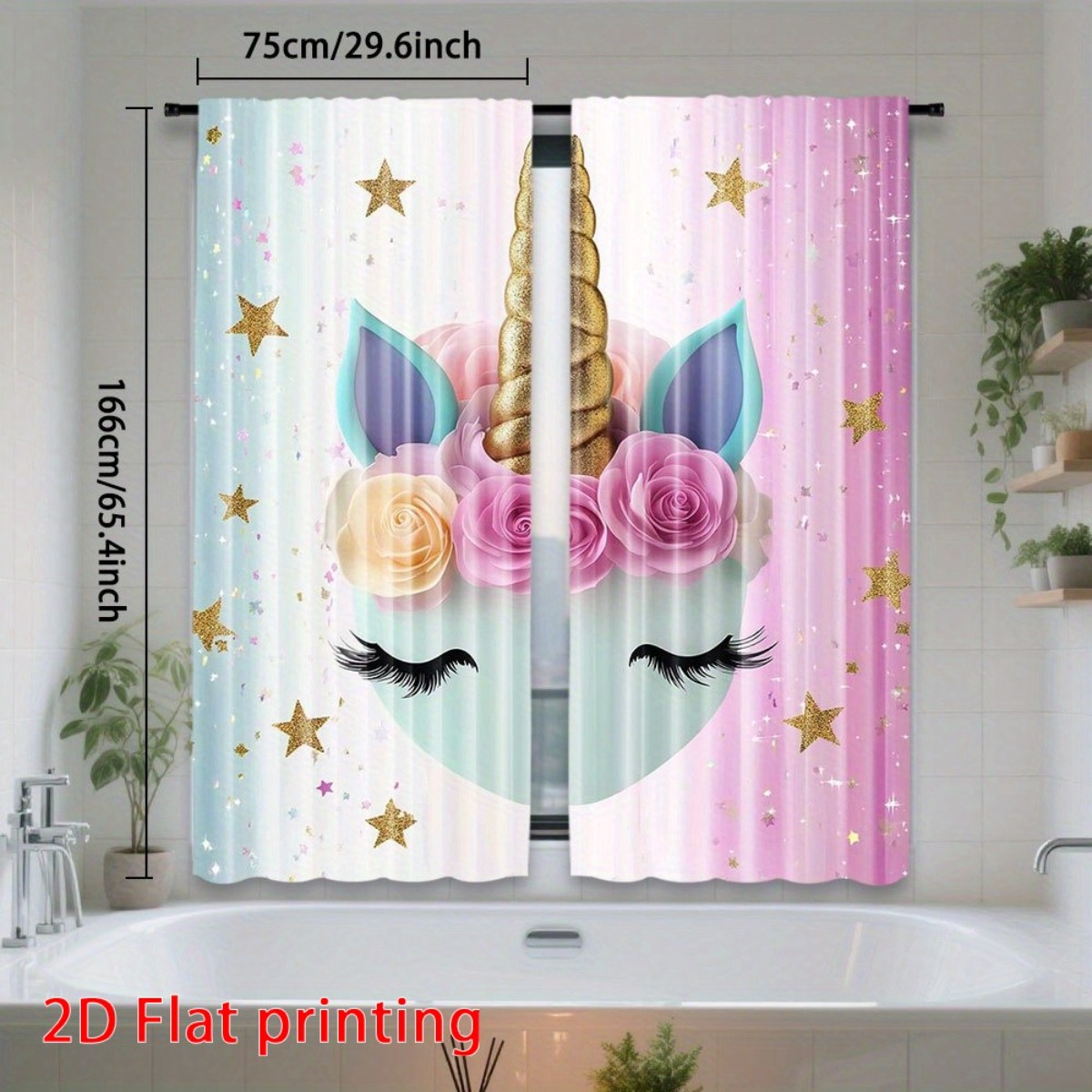 Baby Nursery Youtube - Unicorn Face Cute Aesthetic Curtain Nursery