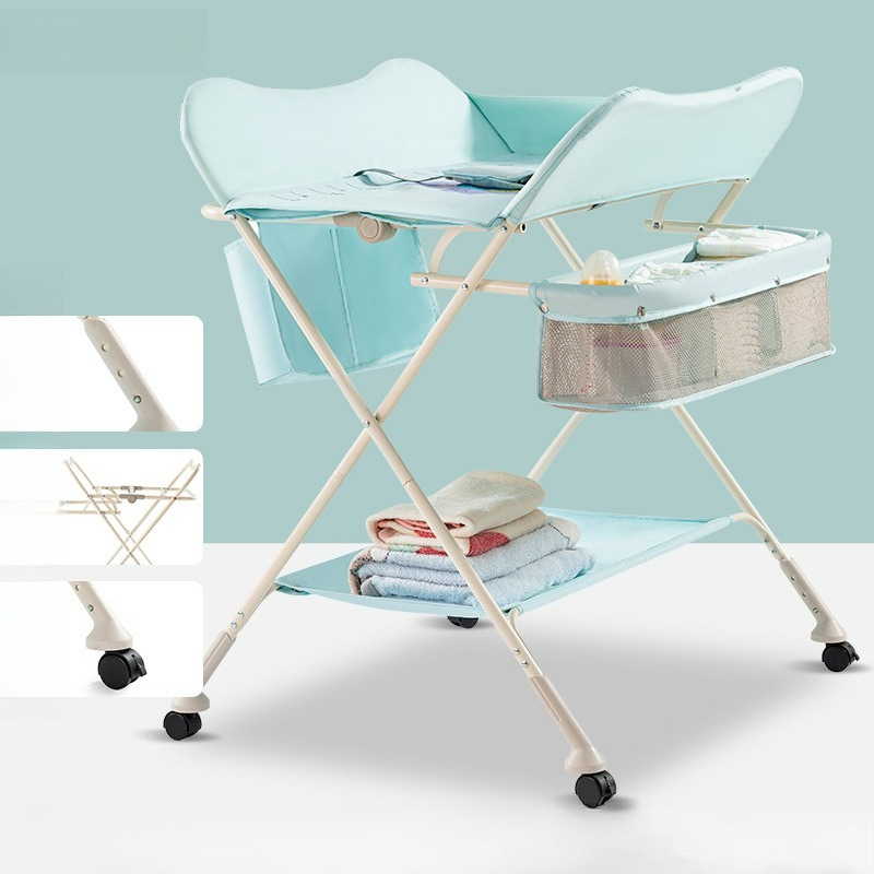 Baby Nursery Storage - 3-in-1 Adjustable Baby Care Station with