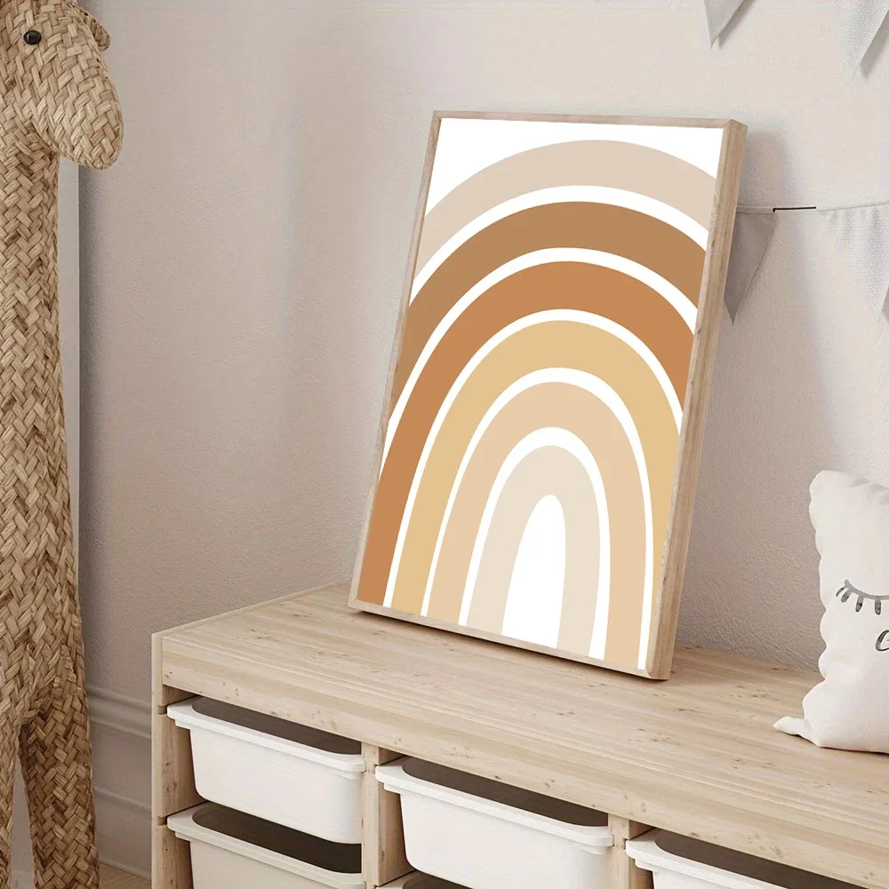Baby Nursery You Are My Sunshine - Boho Rainbow Wall Art Prints Canvas