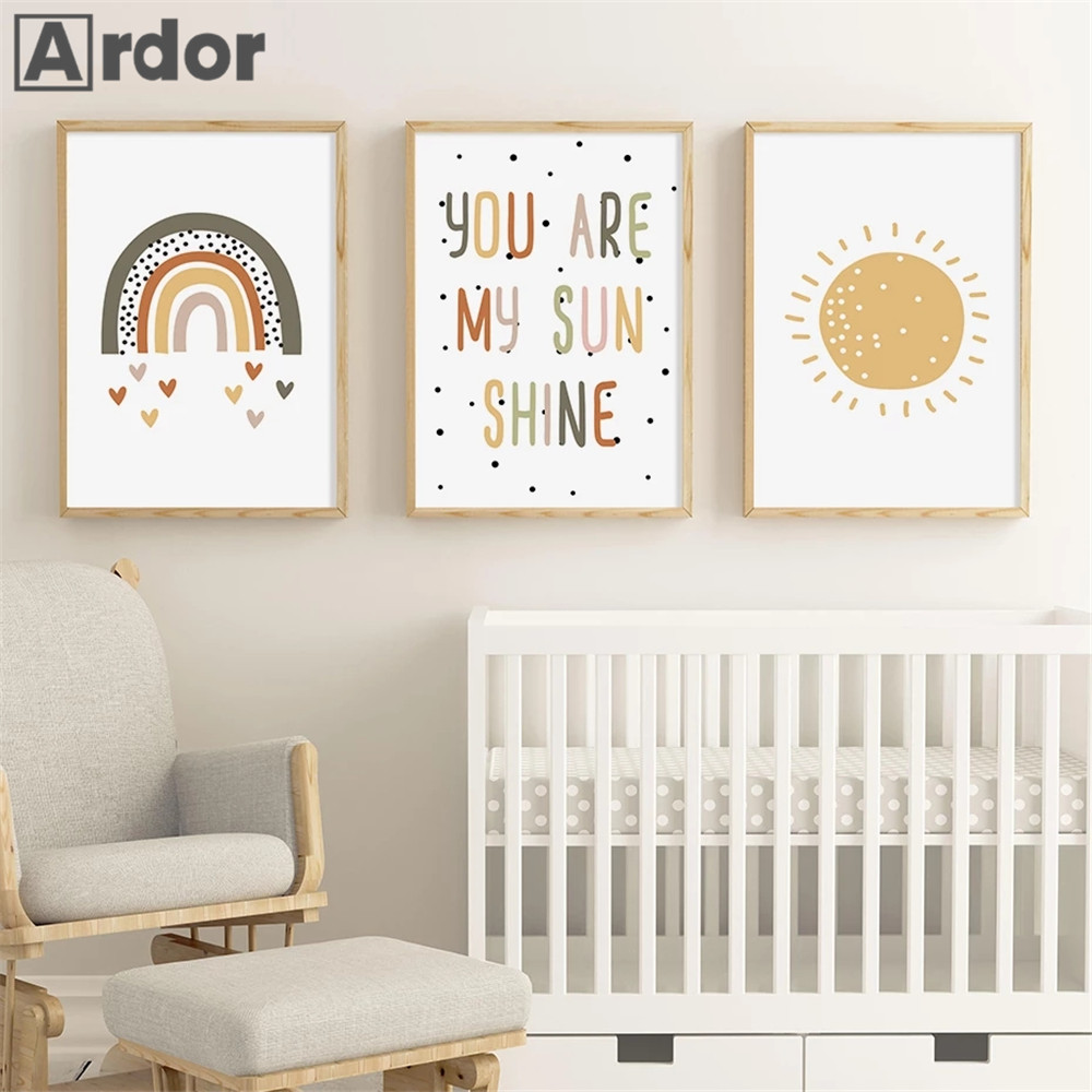 Baby Nursery You Are My Sunshine - Nursery Wall Prints You Are My