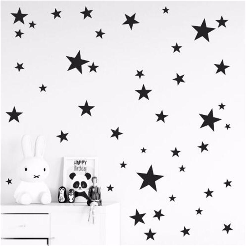 Baby Nursery Set Furniture - New 45/24pcs Cartoon Starry Wall Stickers