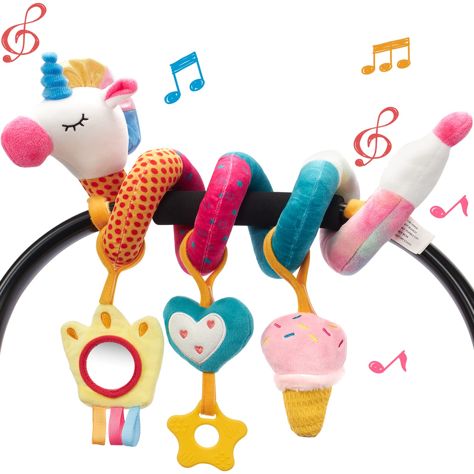 Baby Nursery Set - Car Seat Toys for Babies Rattle