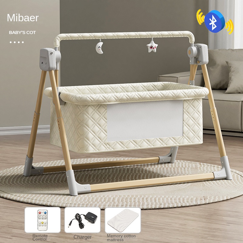Baby Nursery Furniture - Baby Cradle Baby Crib Electric Foldable