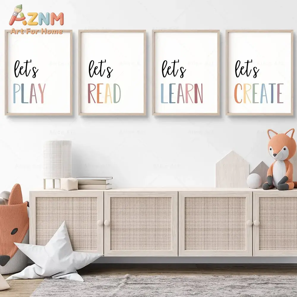 Baby Nursery Green - Let's Play Read Learn Green Create