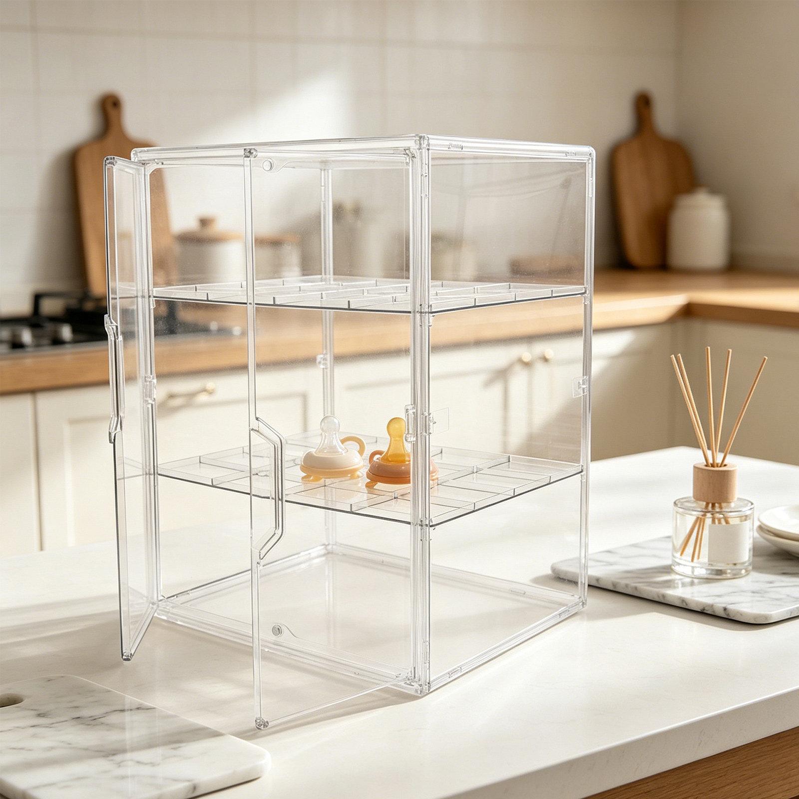 Multi-Layer Clear Baby Bottle  - огляд і ціна Baby Nursery Storage