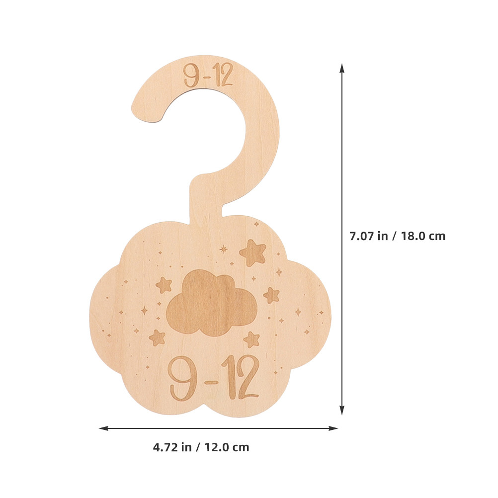 14Pcs Wooden Nursery Clothes D - огляд і ціна Baby Nursery Wardrobe