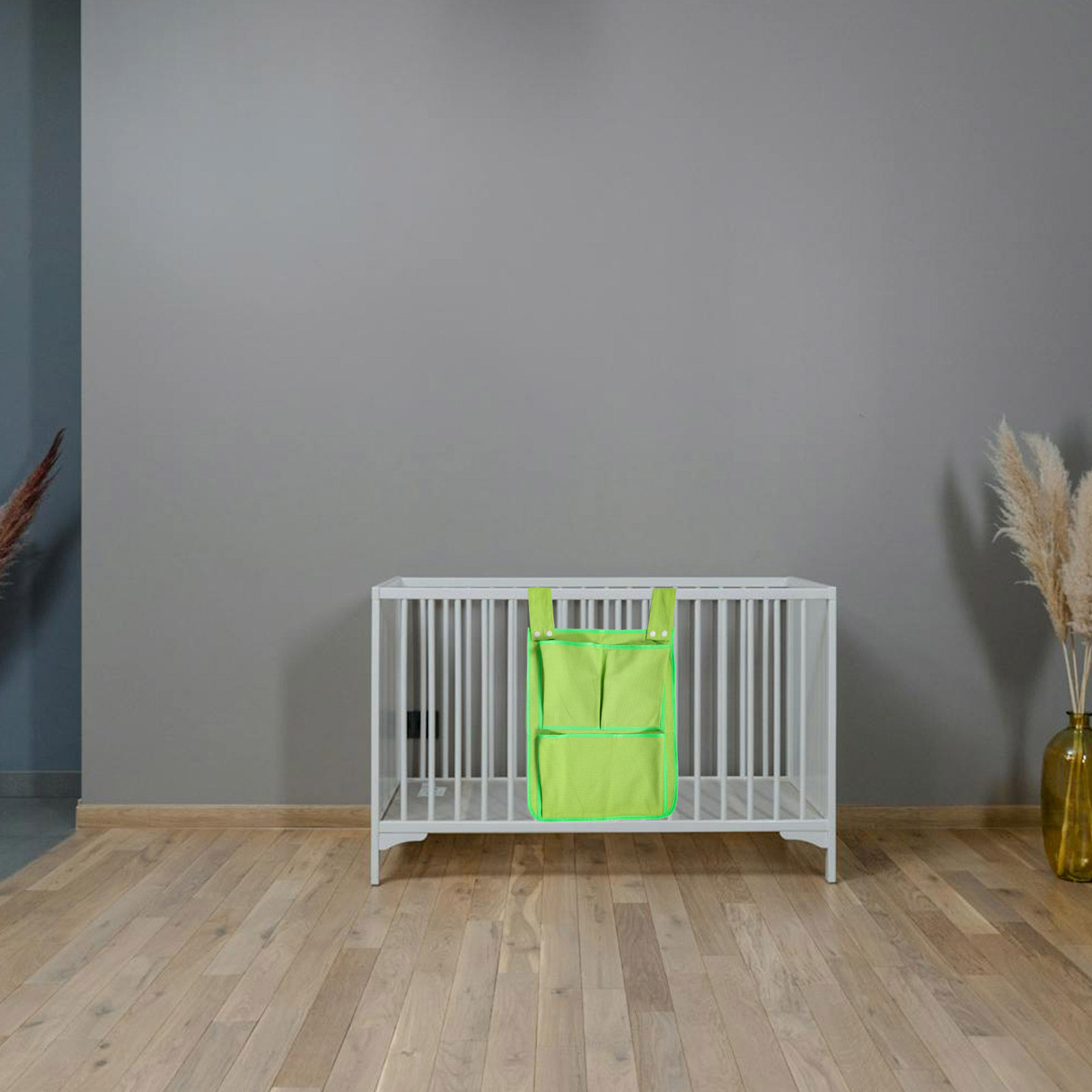 Small Canvas Crib Hanging Stor - огляд і ціна Baby Nursery Green