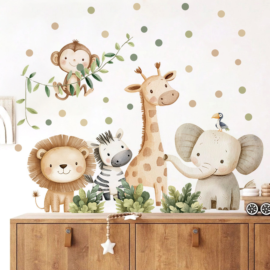 Boho Forest Animals Wall Stick - огляд і ціна Baby Nursery Set Furniture