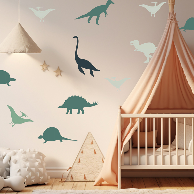 Boho Cartoon Animals Dinosaurs - огляд і ціна Baby Nursery Set Furniture