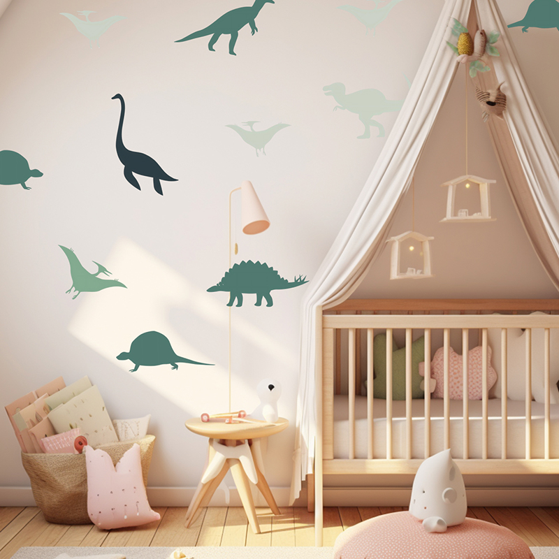 Boho Cartoon Animals Dinosaurs - огляд і ціна Baby Nursery Set Furniture