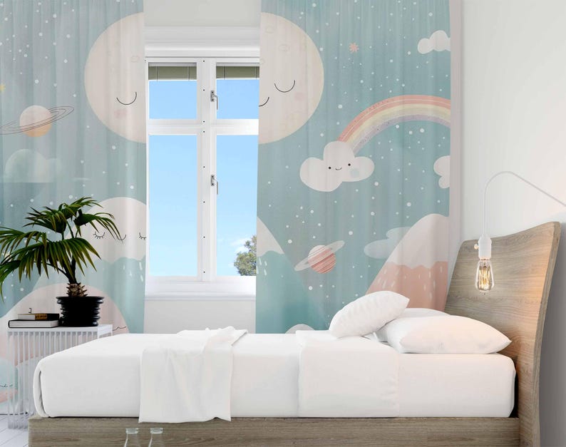 Mountain Rainbow Baby Nursery  - огляд і ціна Baby Nursery Blackout Curtains