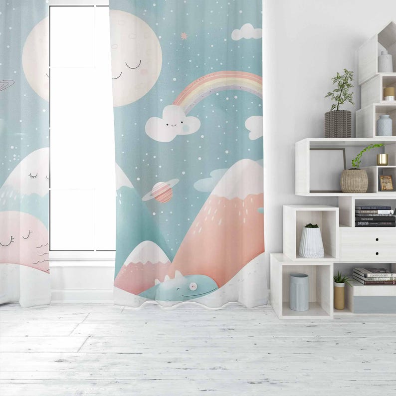 Mountain Rainbow Baby Nursery  - огляд і ціна Baby Nursery Blackout Curtains