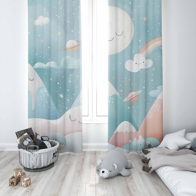 Mountain Rainbow Baby Nursery  - огляд і ціна Baby Nursery Blackout Curtains
