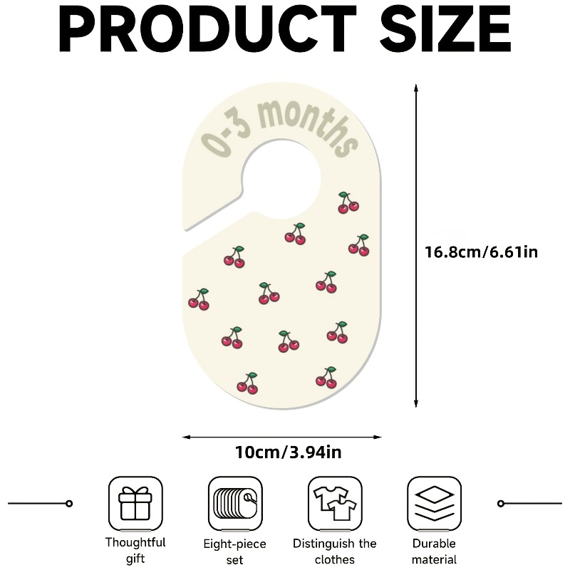 8pcs Baby Closet Dividers Nurs - огляд і ціна Baby Nursery Wardrobe