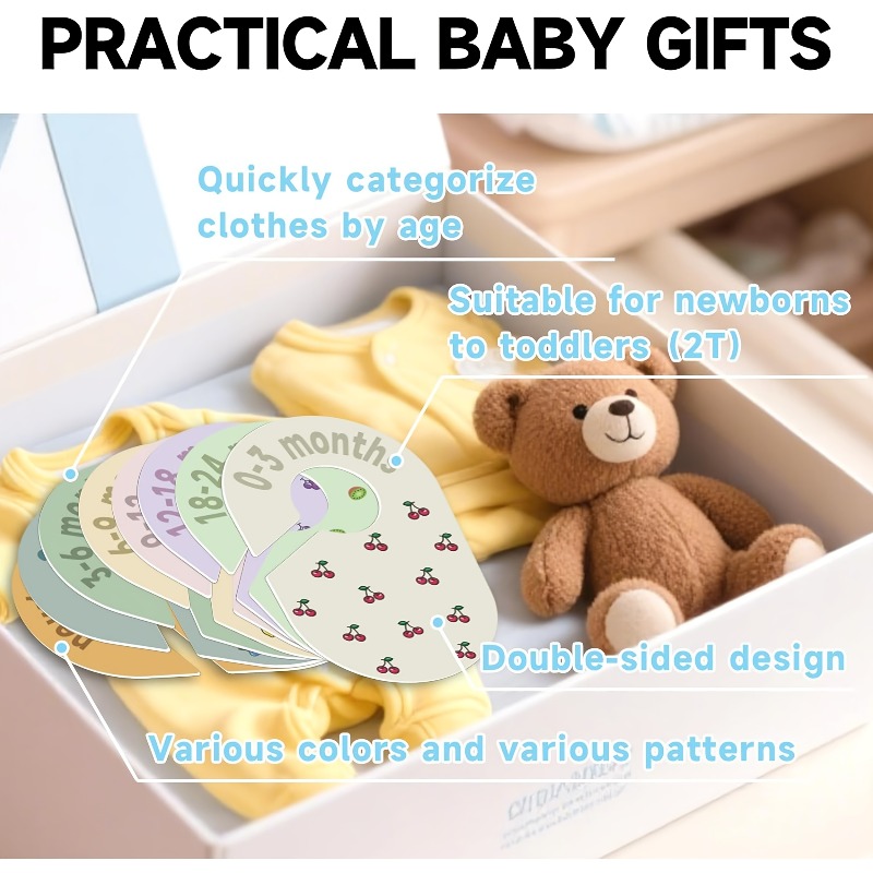 8pcs Baby Closet Dividers Nurs - огляд і ціна Baby Nursery Wardrobe