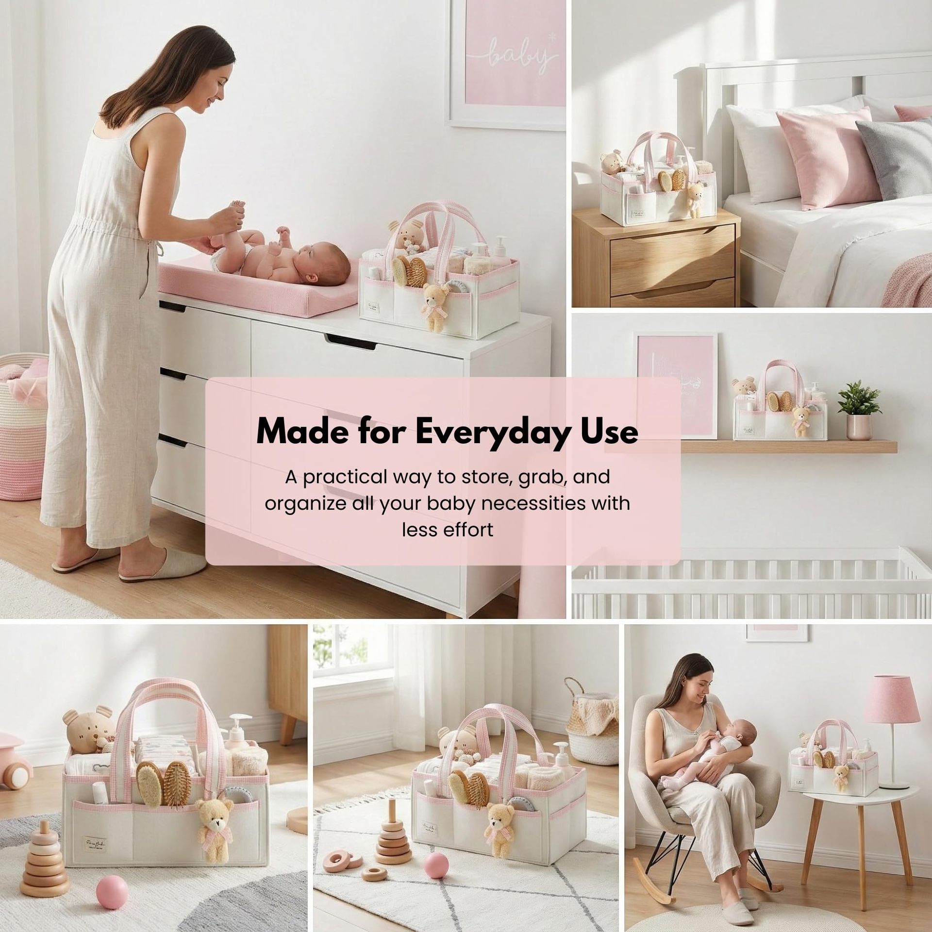 Baby Felt Storage Nursery Orga - огляд і ціна Baby Nursery Organiser