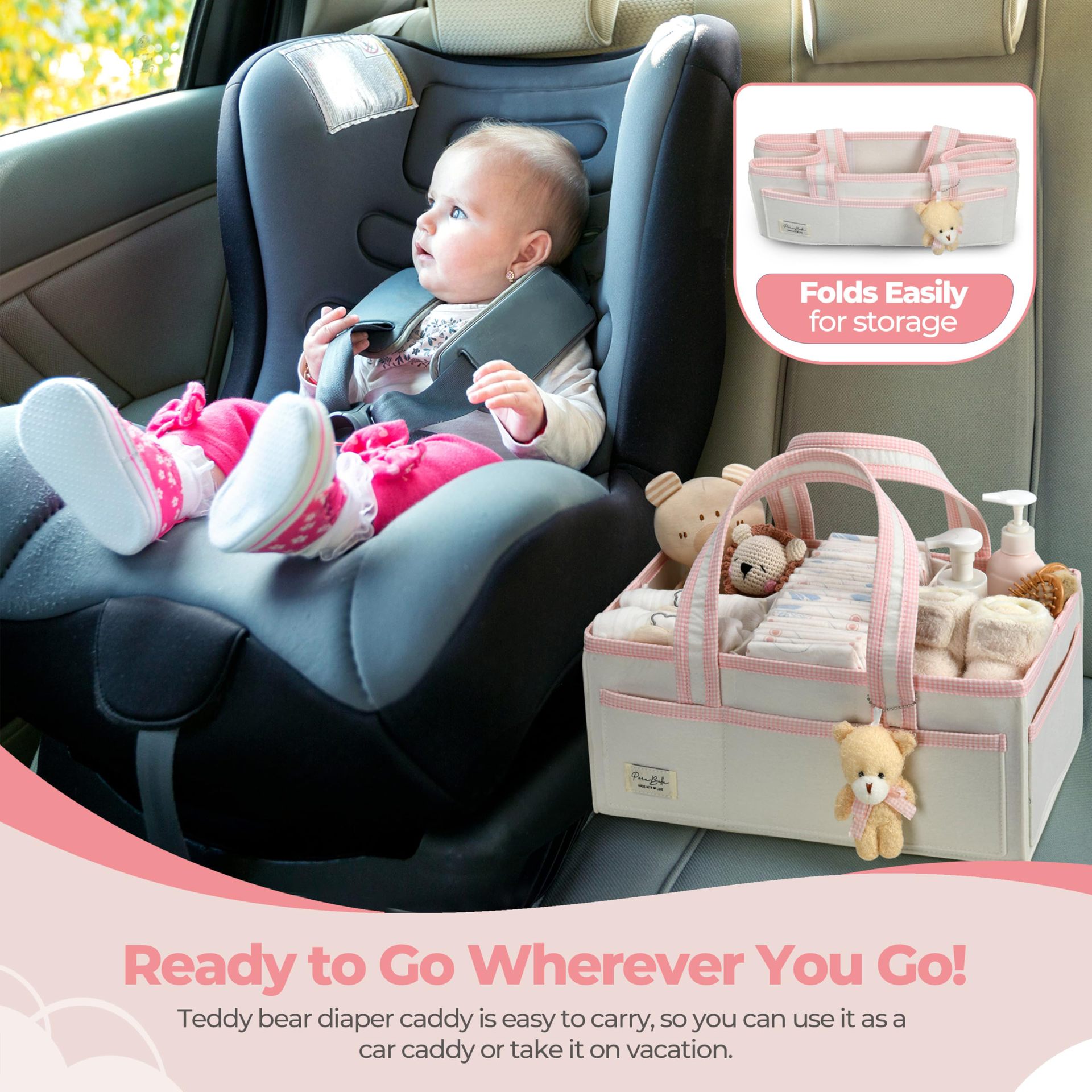 Baby Felt Storage Nursery Orga - огляд і ціна Baby Nursery Organiser
