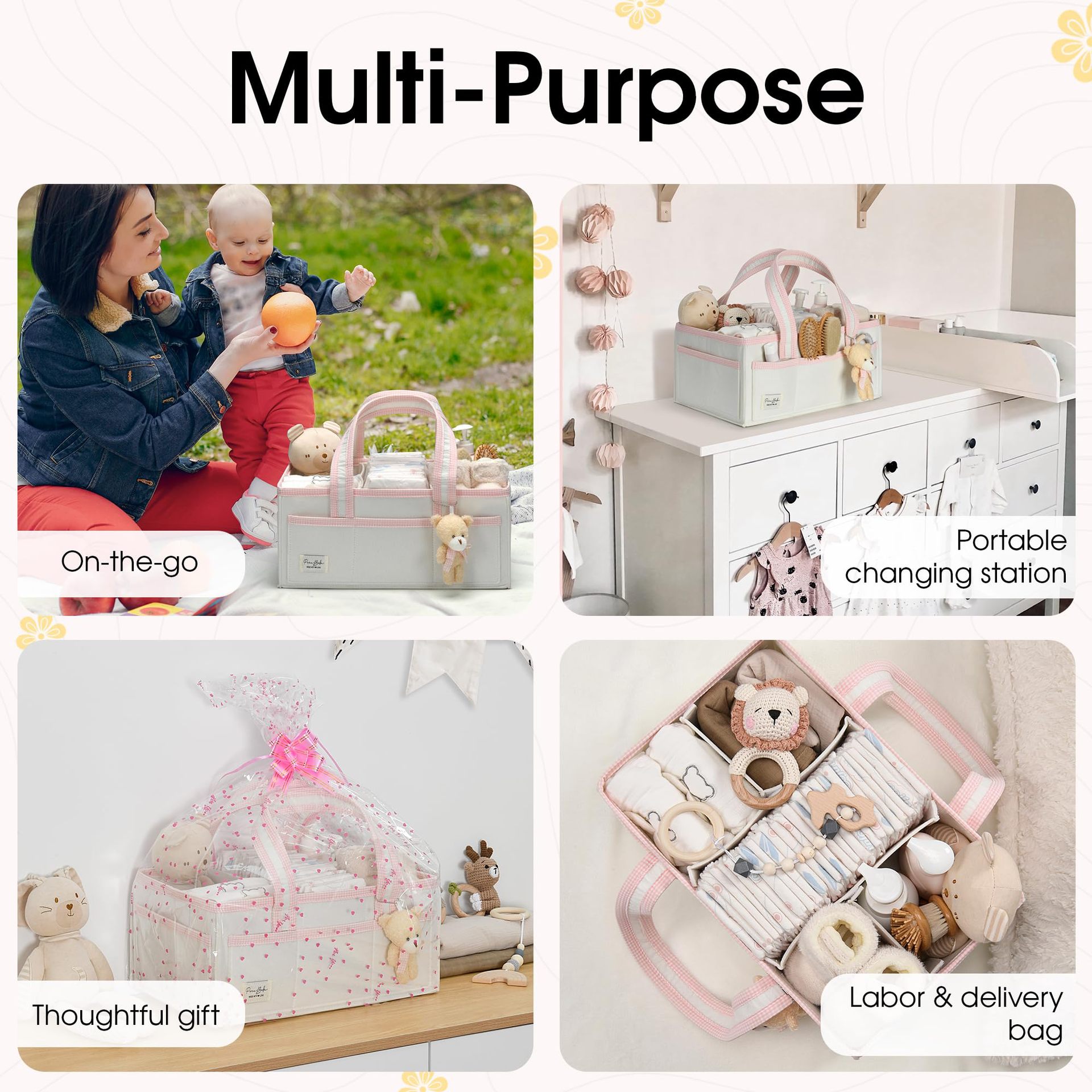 Baby Felt Storage Nursery Orga - огляд і ціна Baby Nursery Organiser
