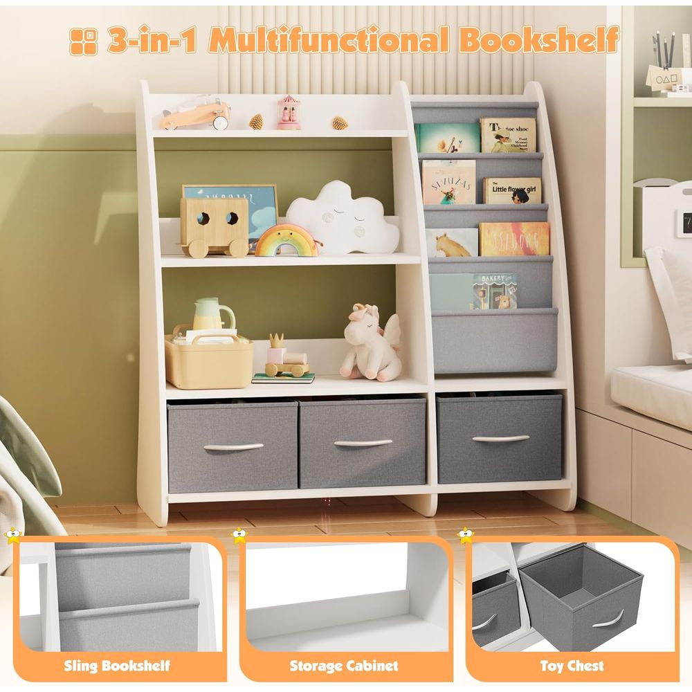 ES Kids Bookshel and Toy Stora - огляд і ціна Baby Nursery Shelves