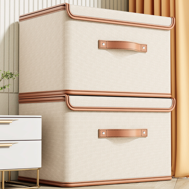 Clothes Storage Box With Lid F - огляд і ціна Storage Basket Fabric
