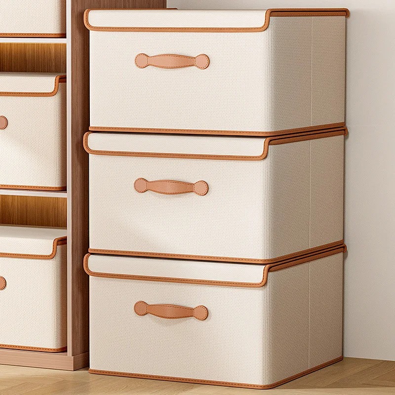 Clothes Storage Box With Lid F - огляд і ціна Storage Basket Fabric