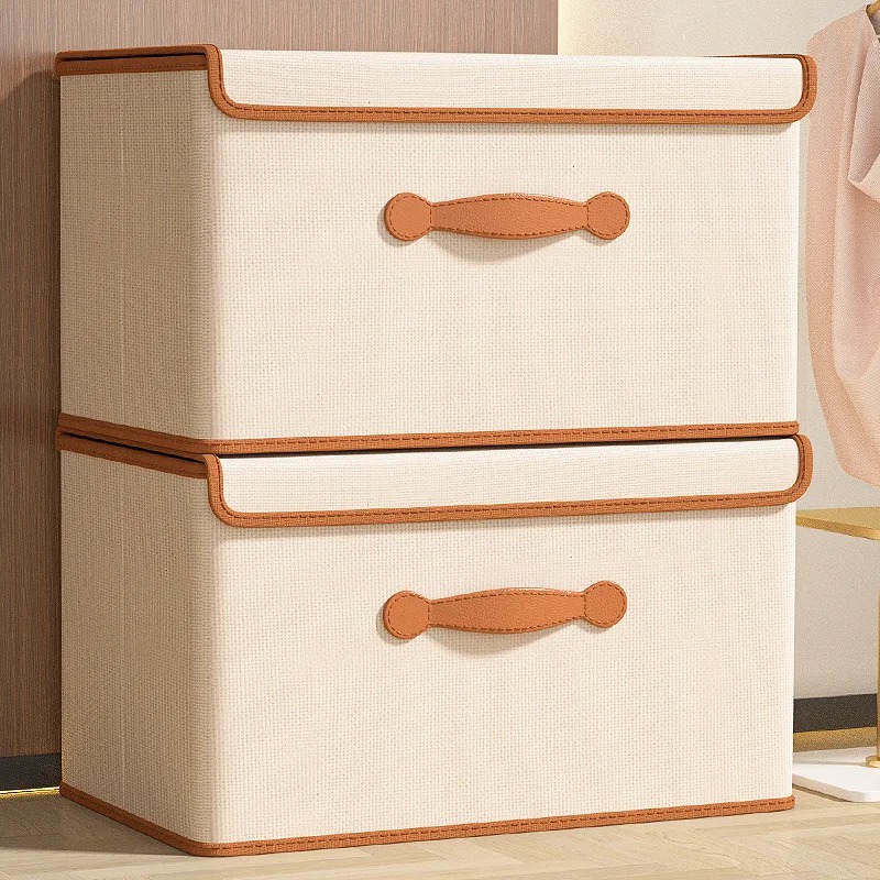 Clothes Storage Box With Lid F - огляд і ціна Storage Basket Fabric