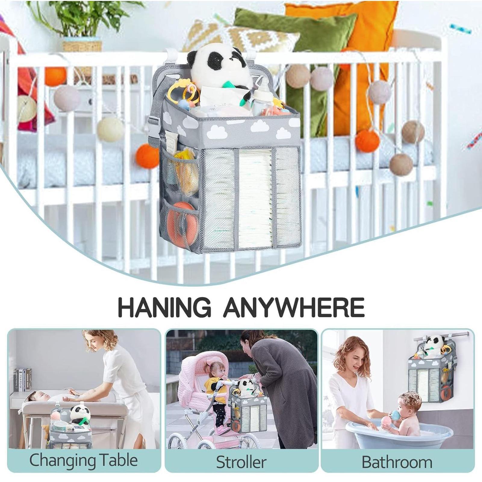 Crib Diaper Organizer Waterpro - огляд і ціна Baby Nursery Storage
