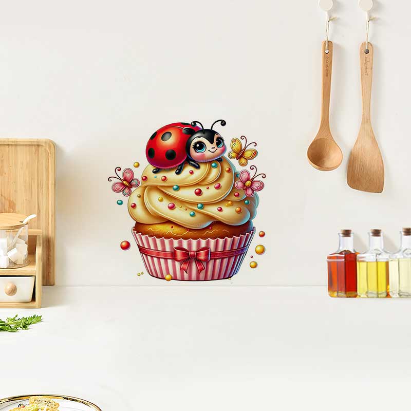 Cute Ladybug Wall Sticker Baby - огляд і ціна Baby Nursery Murals