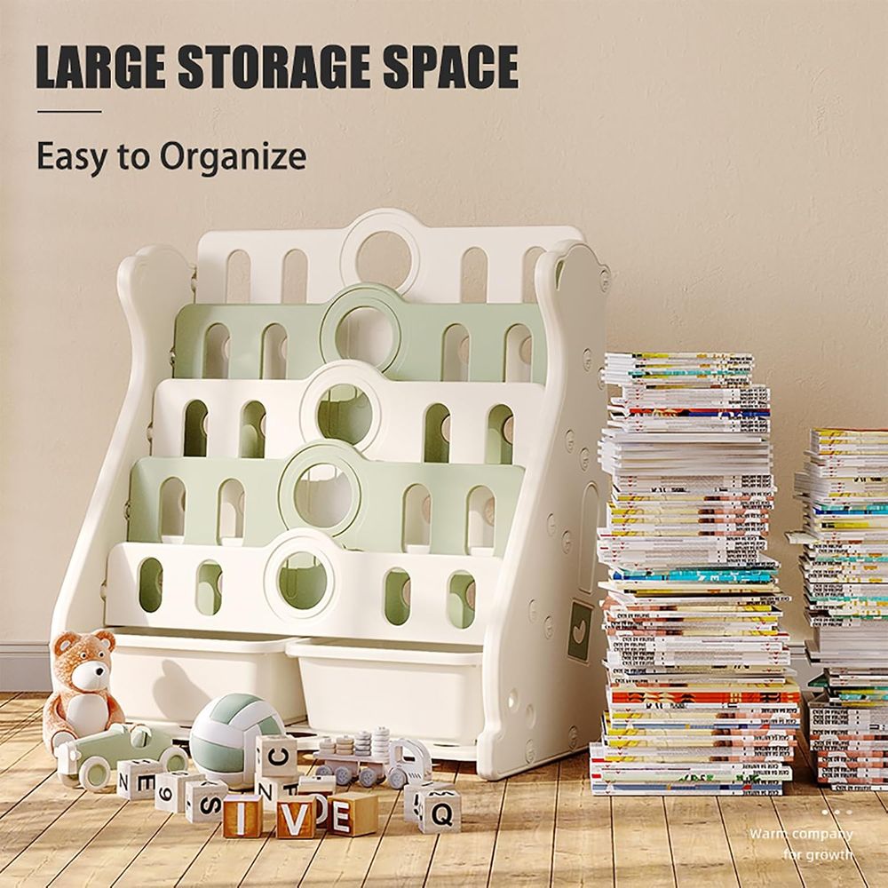 Kids Bookshel and Toy Storage  - огляд і ціна Baby Nursery Green