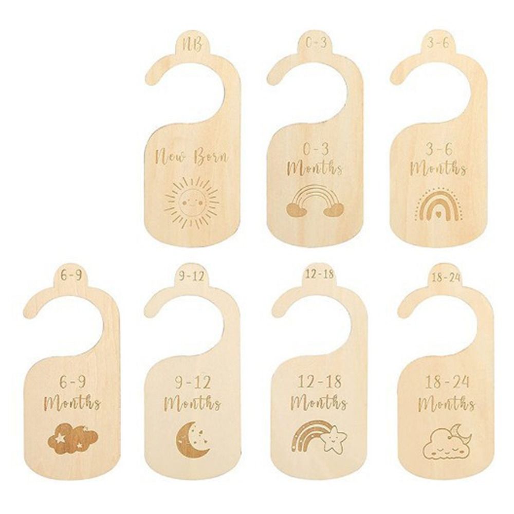 7/8Pcs Wood Baby Closet Divide - огляд і ціна Baby Nursery Wardrobe
