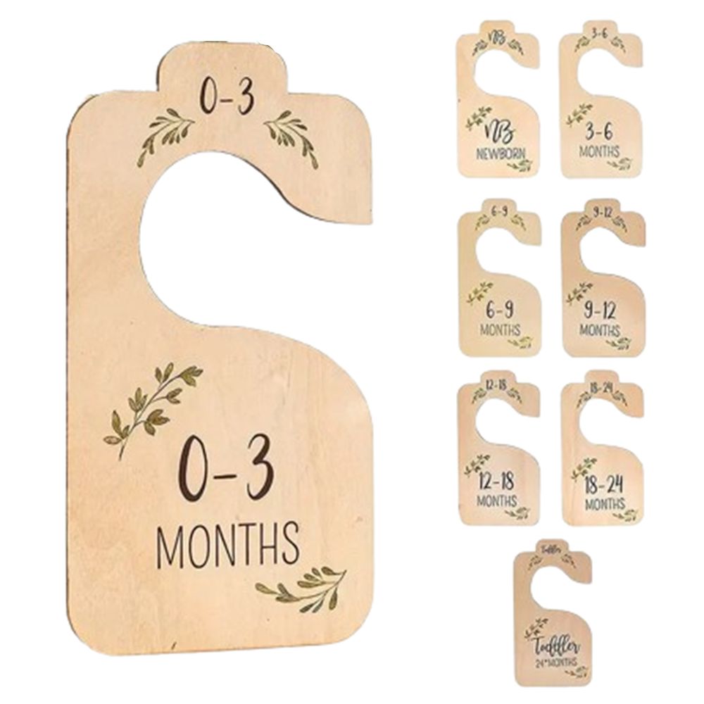 7/8Pcs Wood Baby Closet Divide - огляд і ціна Baby Nursery Wardrobe
