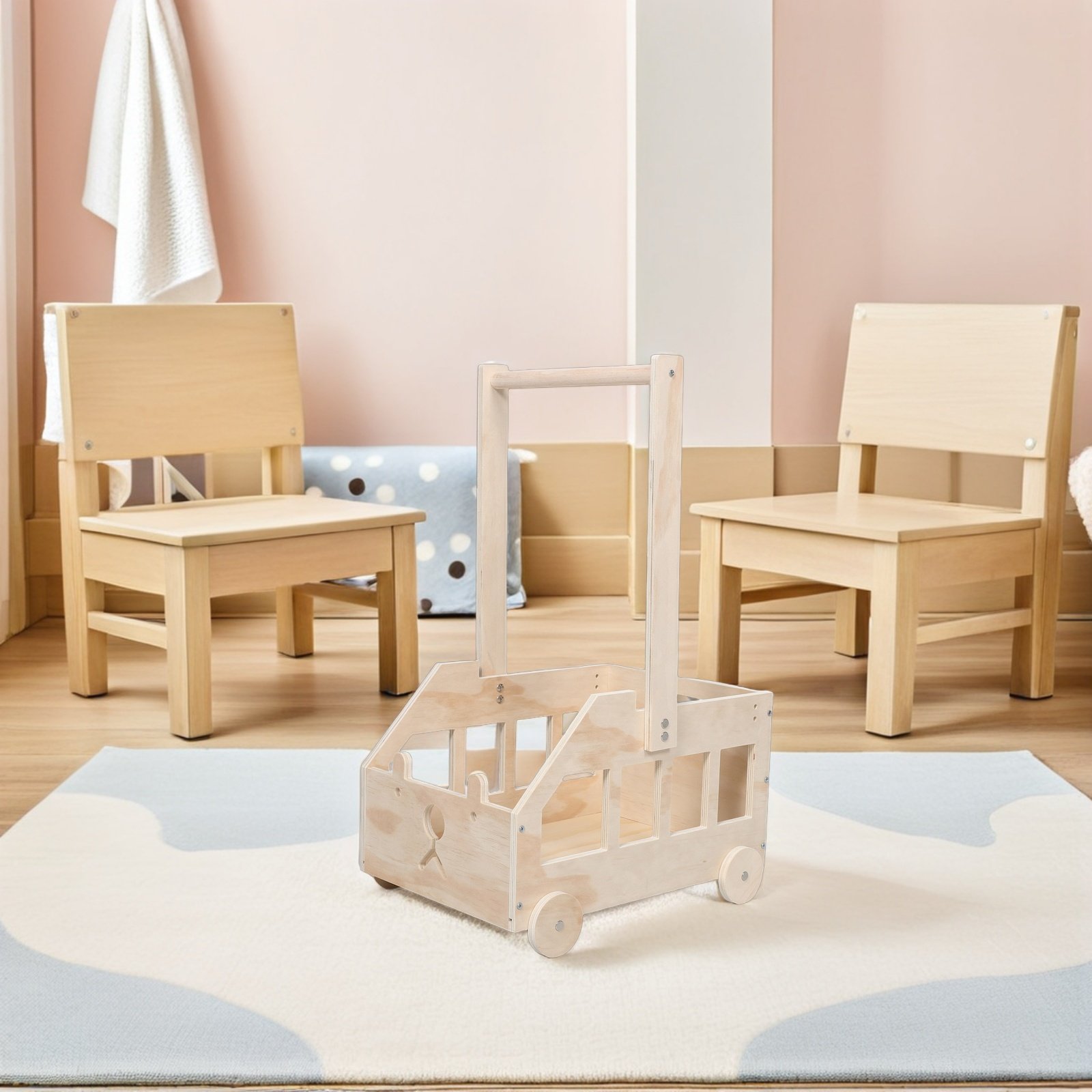 Wooden Baby Shower Crate Close - огляд і ціна Baby Nursery Storage