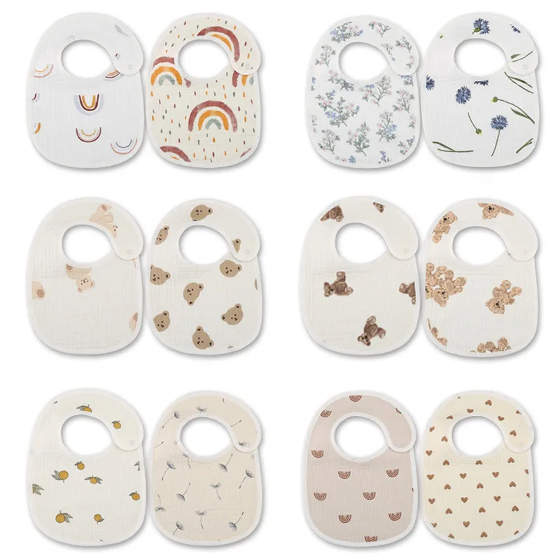 2pcs/set Waterproof Baby Bibs  - огляд і ціна Baby Nursery Set