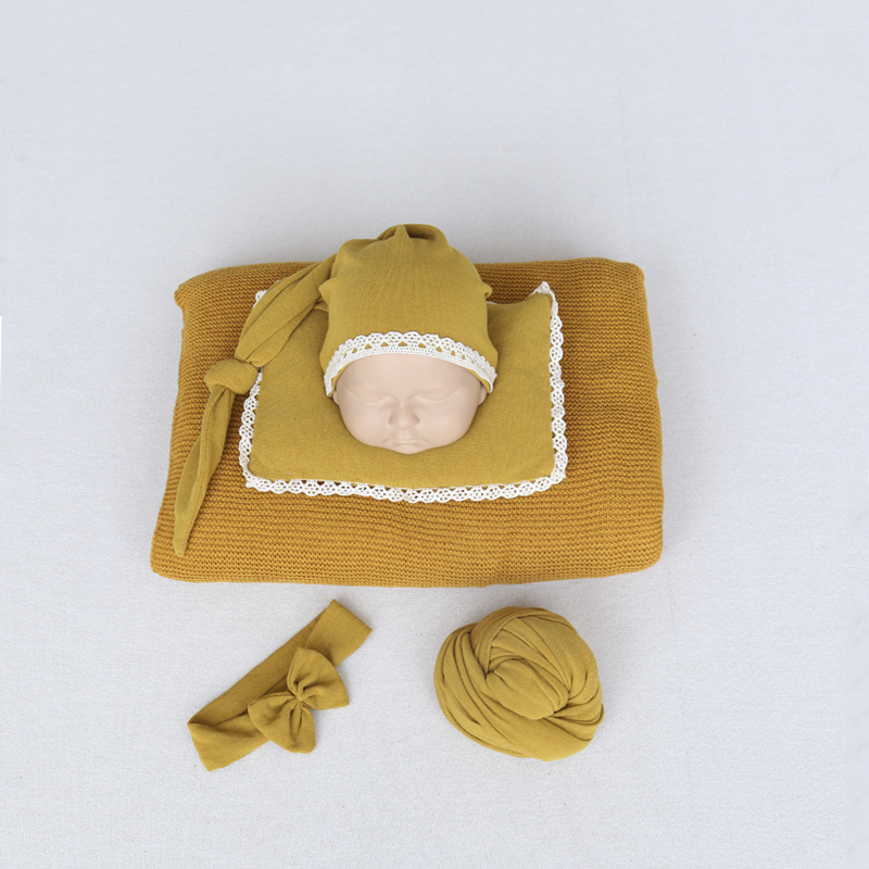 Newborn knitted blanket stretc - огляд і ціна Baby Nursery Set