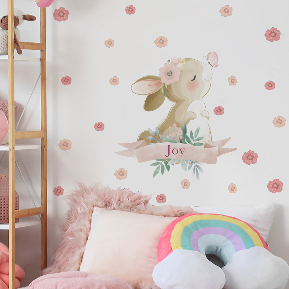 Custom Names Cute Pink Bunny P - огляд і ціна Baby Nursery Set Furniture