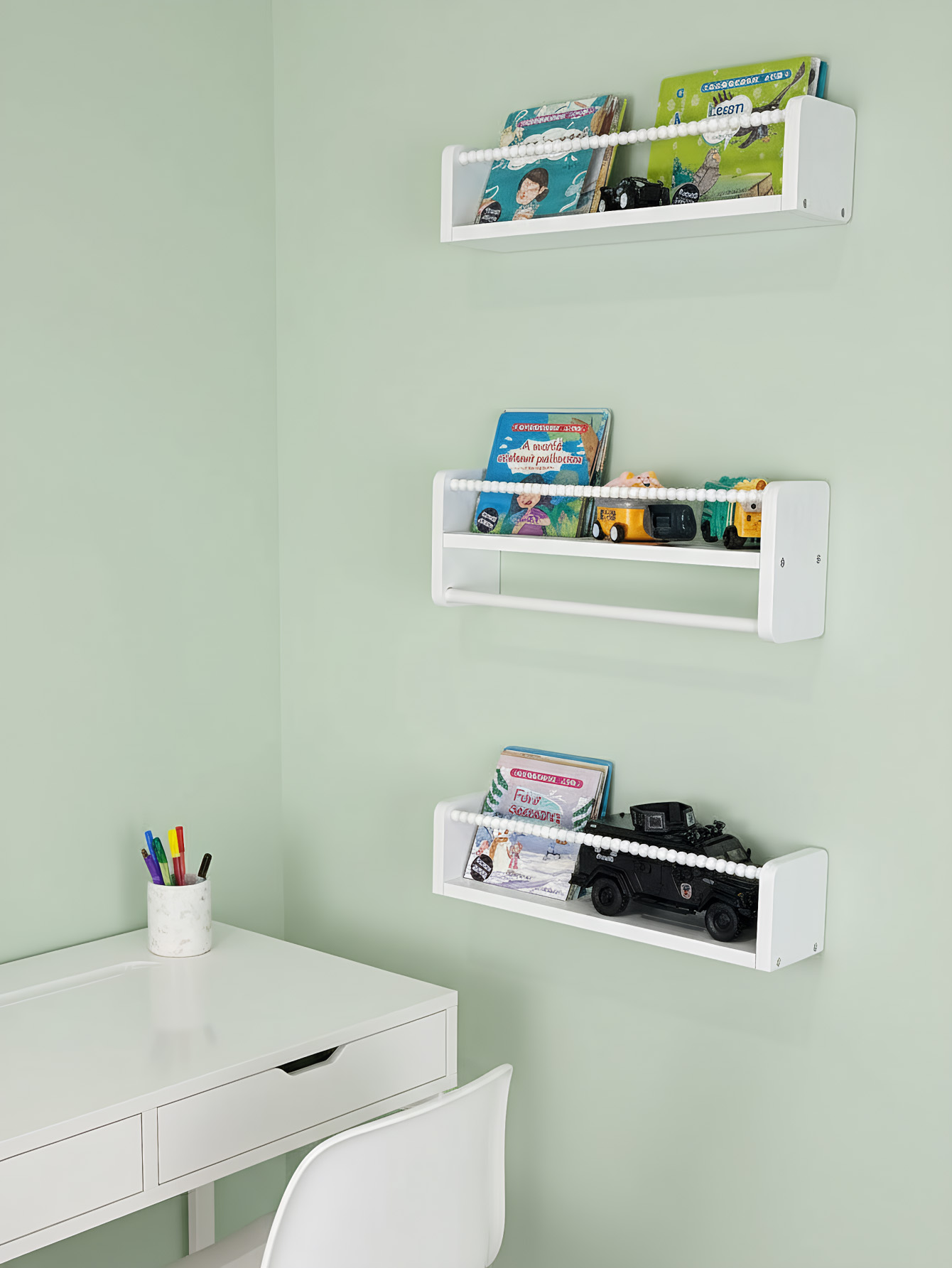 Nursery Book Shelves ,15.7 Inc - огляд і ціна Baby Nursery Shelves