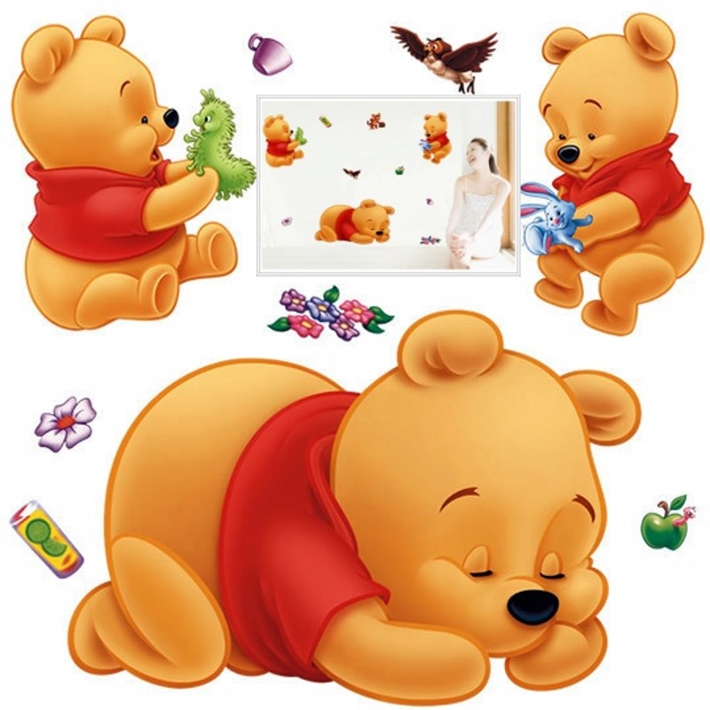 3d Winnie The Pooh Wall Sticke - огляд і ціна Baby Nursery Winnie The Pooh