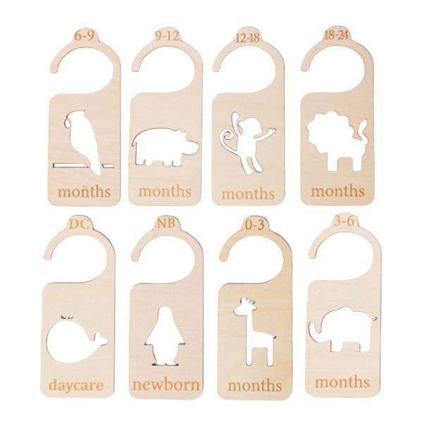 3x 8x Wooden Baby Closet Divid - огляд і ціна Baby Nursery Wardrobe