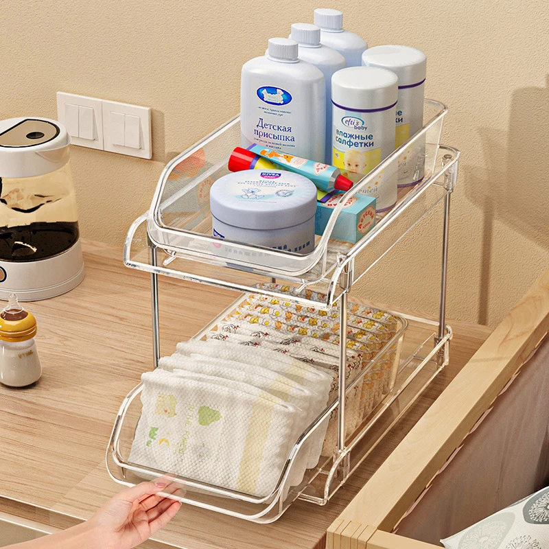 2 Tier Clear Multi-layer Baby  - огляд і ціна Baby Nursery Storage