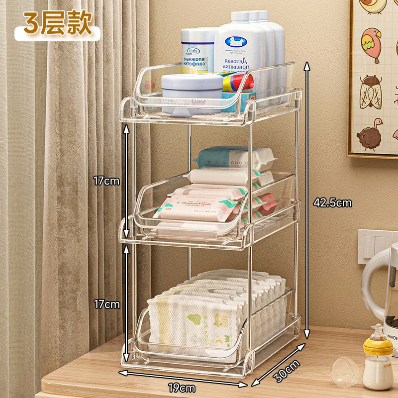 2 Tier Clear Multi-layer Baby  - огляд і ціна Baby Nursery Storage