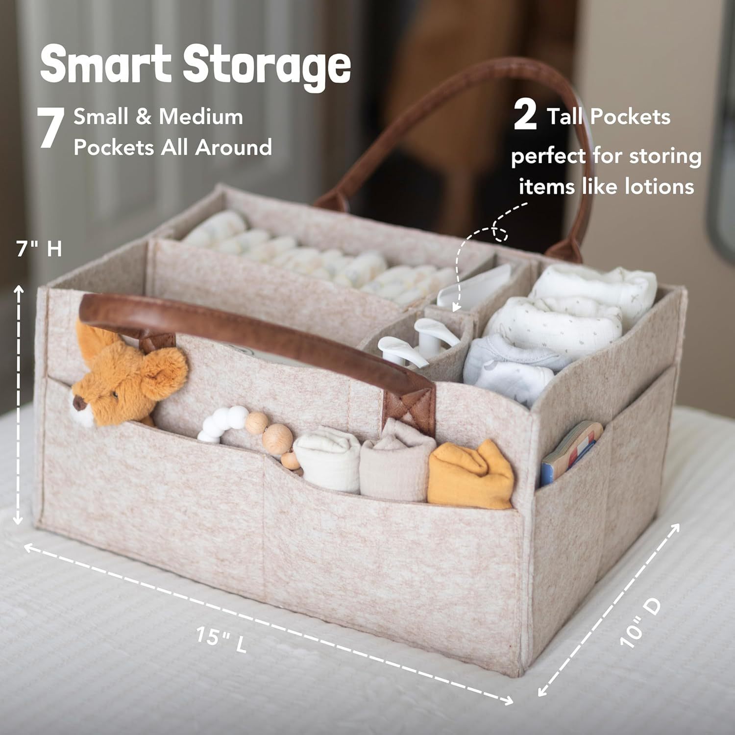 Baby Felt Storage Nursery Orga - огляд і ціна Baby Nursery Shelves