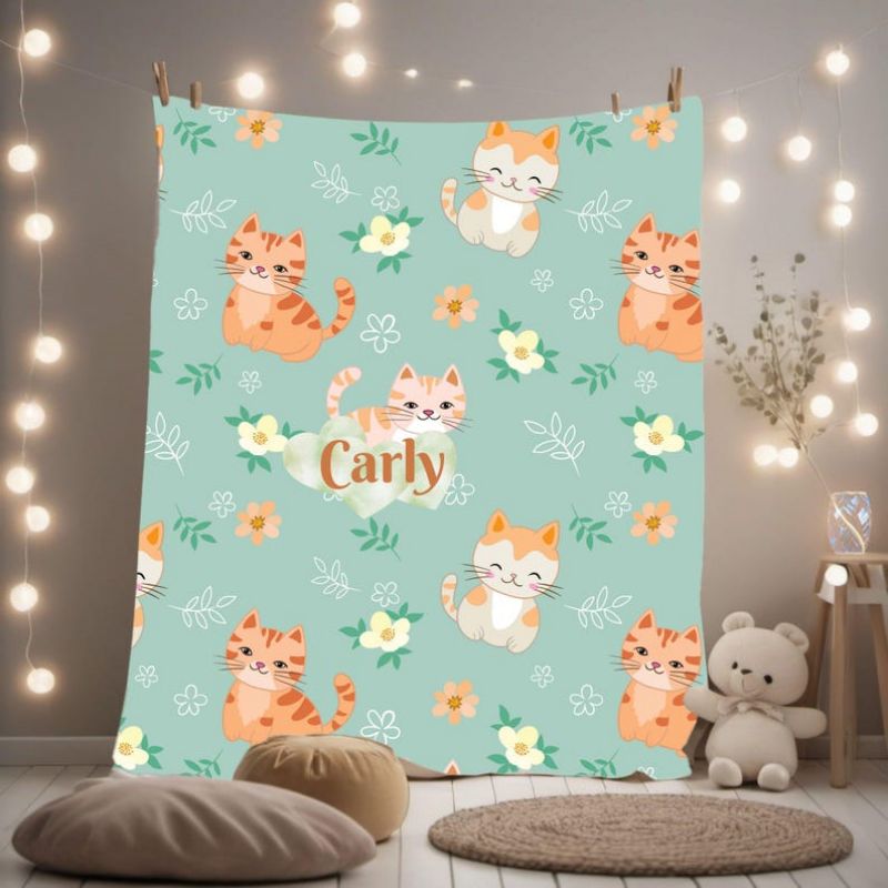 VIKAMA Mint Green Cat Print Fl - огляд і ціна Baby Nursery Green