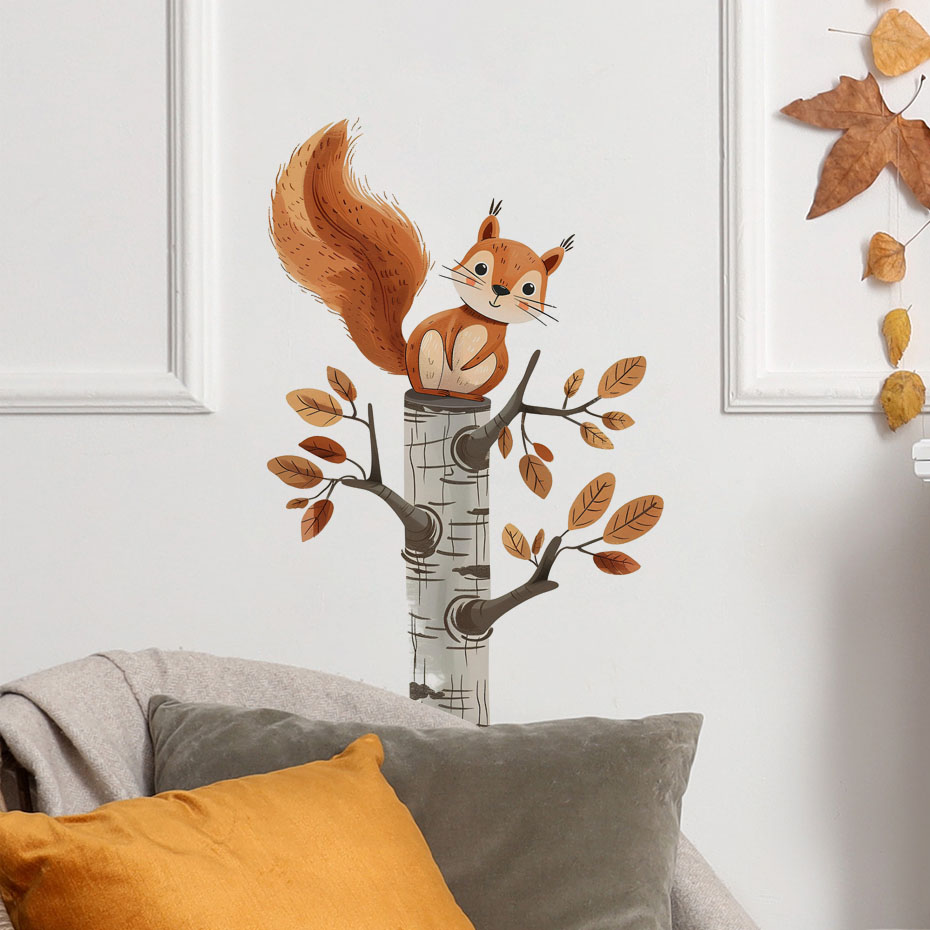 Cartoon Squirrel in a Tree Ani - огляд і ціна Baby Nursery Set Furniture