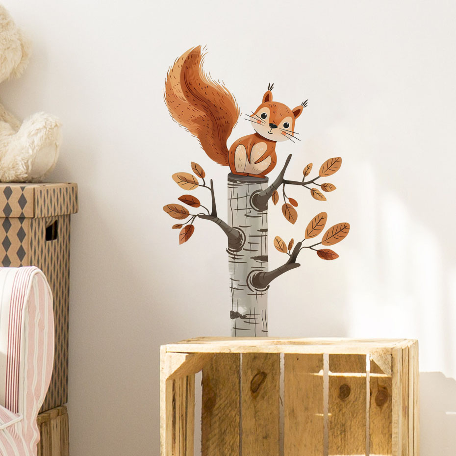 Cartoon Squirrel in a Tree Ani - огляд і ціна Baby Nursery Set Furniture
