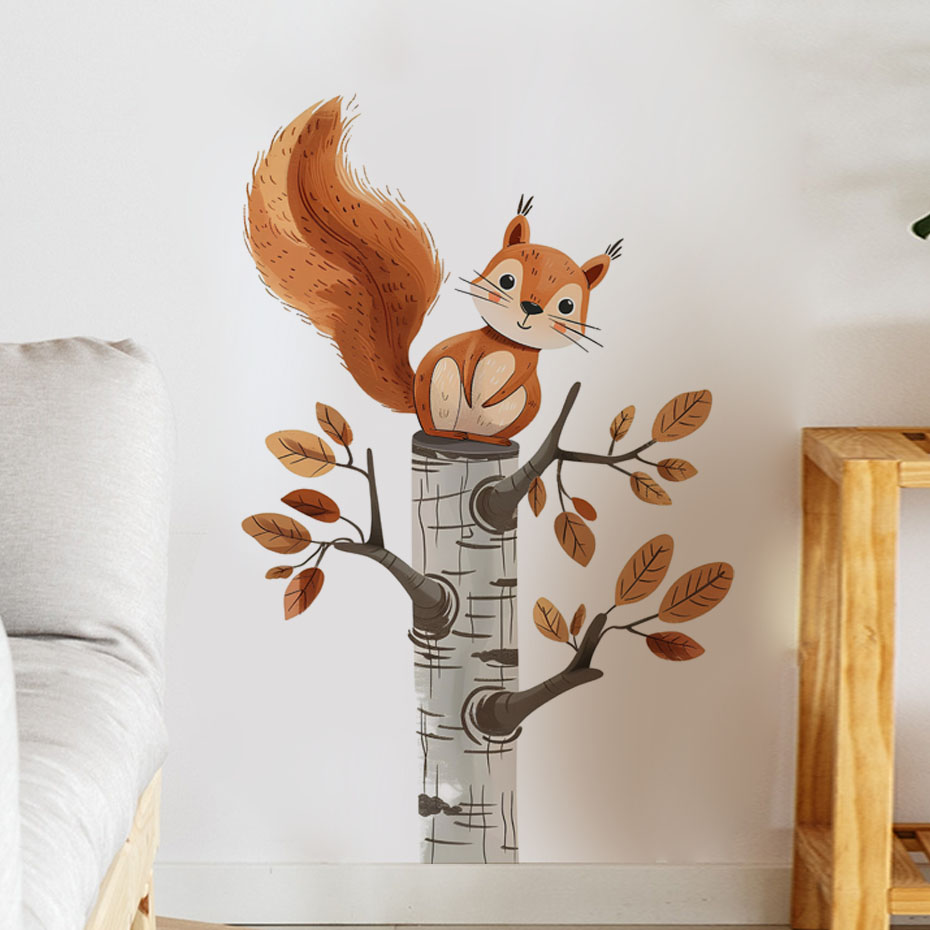 Cartoon Squirrel in a Tree Ani - огляд і ціна Baby Nursery Set Furniture