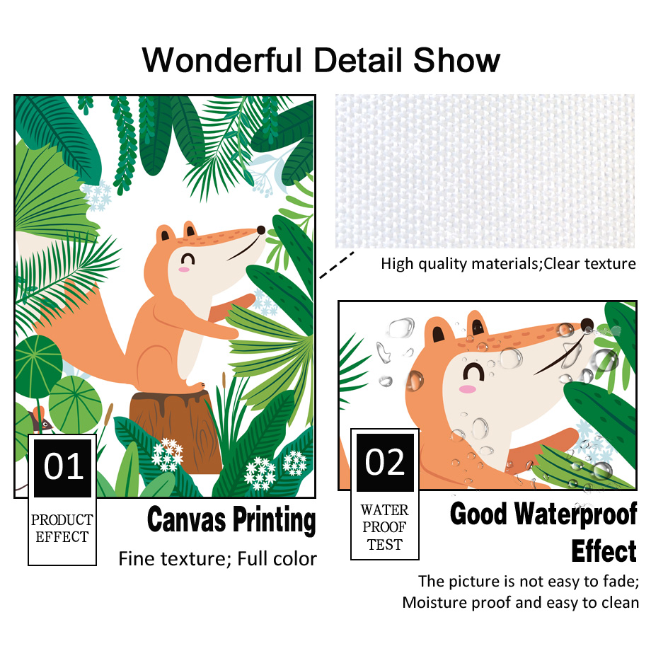Jungle Safari Nursery Wall Art - огляд і ціна Baby Nursery Colors
