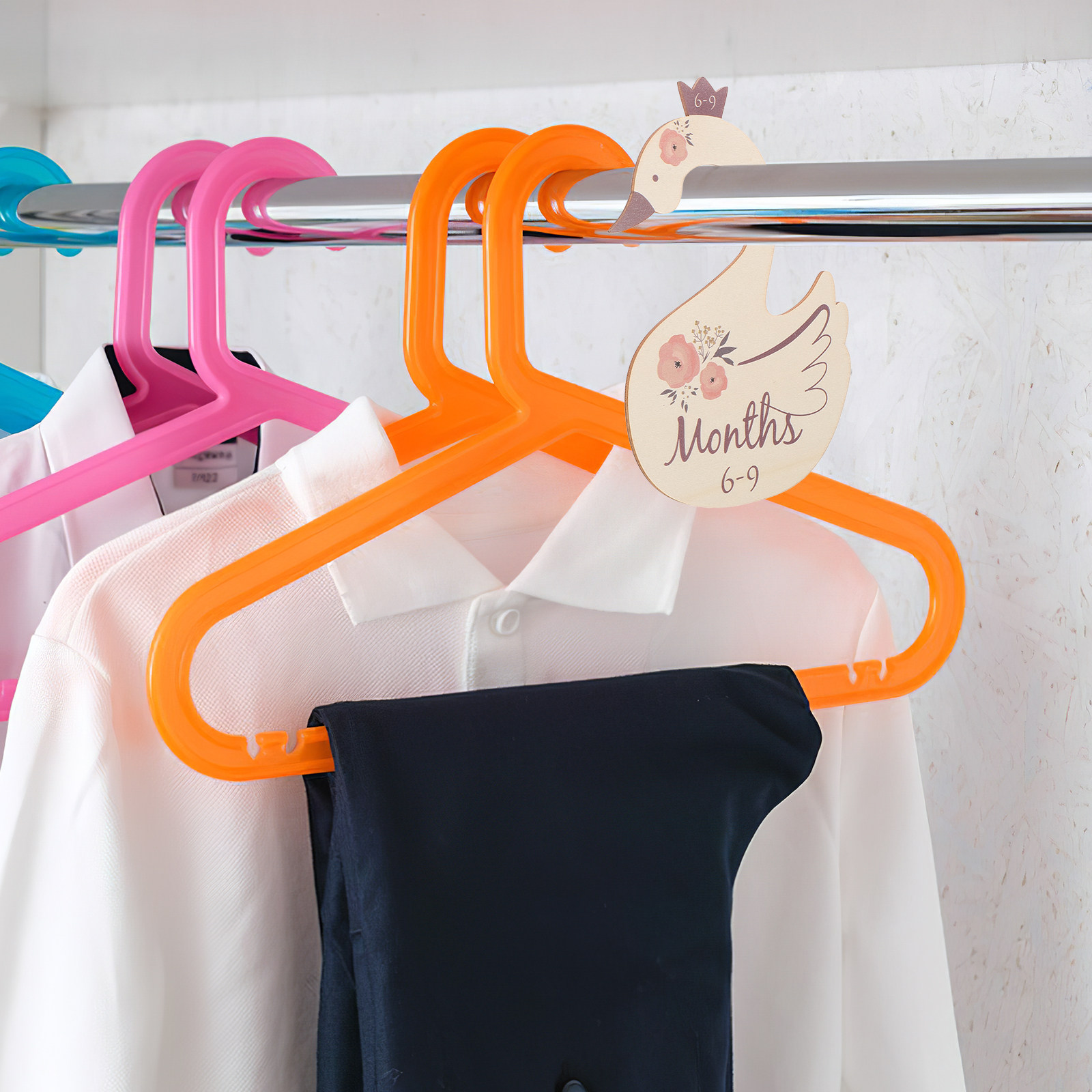 7Pcs Elegant Wooden Closet Div - огляд і ціна Baby Nursery Wardrobe