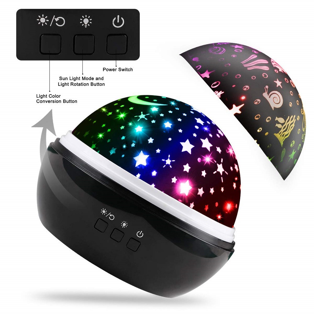 8 Colors Rotating Star Project - огляд і ціна Baby Nursery Colors